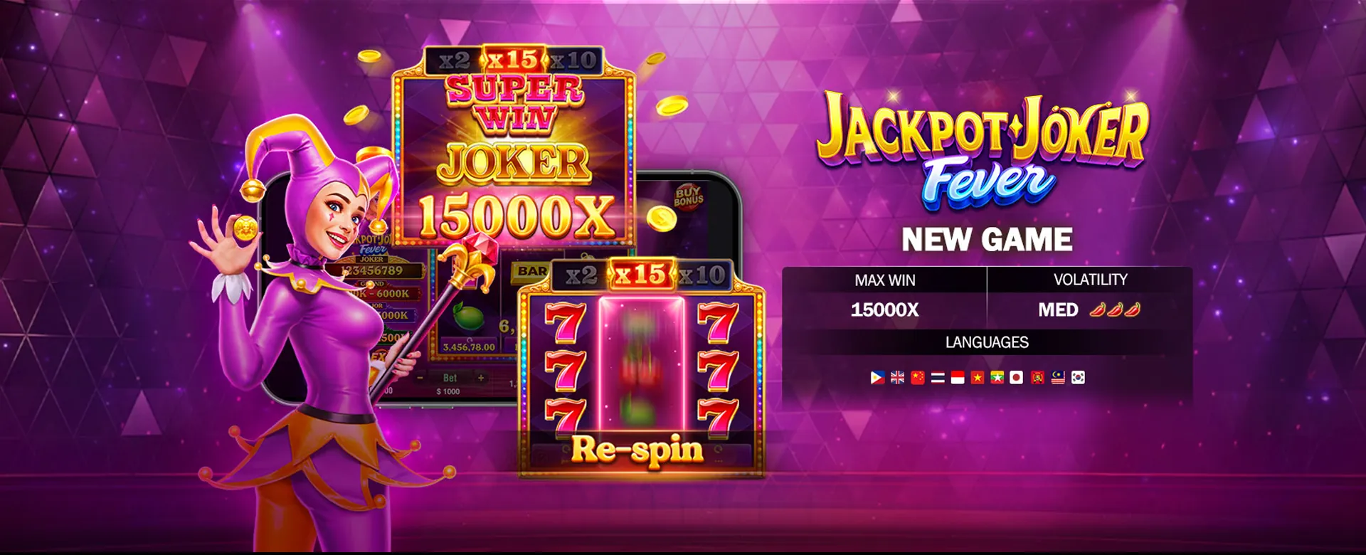 A vibrant online casino platform interface with ph9 branding, representing trust and innovation.